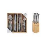 LAGUIOLE ETIQUETTE 24PC CUTLERY SET AND 6PC STEAK KNIFE COMBO