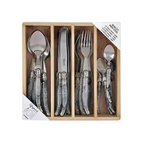 LAGUIOLE ETIQUETTE 24PC CUTLERY SET AND 6PC STEAK KNIFE COMBO