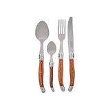 LAGUIOLE ETIQUETTE 24PC CUTLERY SET AND 6PC STEAK KNIFE COMBO