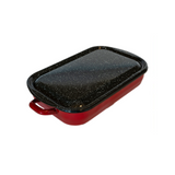 URBAN STYLE ENAMEL 36CM BAKING DISH WITH LID GREEN