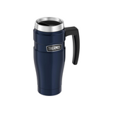 THERMOS 470ML STAINLESS KING VACUUM INSULATED TRAVEL MUG MIDNIGHT BLUE