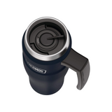 THERMOS 470ML STAINLESS KING VACUUM INSULATED TRAVEL MUG MIDNIGHT BLUE
