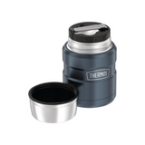 THERMOS 470ML STAINLESS KING VACUUM INSULATED FOOD JAR MIDNIGHT BLUE