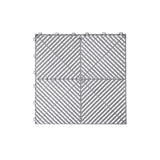 Giantz 20PCS Garage Floor Tiles Interlocking Drainage Non-Slip Tiles Heavy Duty for Workshop Grey
