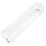 Green Fingers Mini Greenhouse 300x45x30cm Tunnel Clear PVC Steel Frame Portable