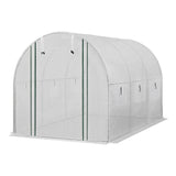 Green Fingers Greenhouse 3x2x2M Walk in Green House White
