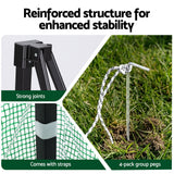 Green Fingers Greenhouse 180x240x240cm Steel Frame PE Cover Outdoor Shelter