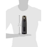 THERMOS 530ML VACUUM INSULATED HYDRATION BOTTLE WITH HYGIENIC FLIP LID MIDNIGHT BLUE