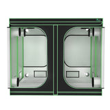 Green Fingers Grow Tent Kits 240x240x200cm Hydroponics Indoor Grow System Black