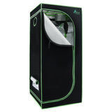 Green Fingers Grow Tent 70x70x160CM 1680D Hydroponics Kit Indoor Plant Room System