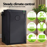 Green Fingers Grow Tent Kits 120x120x200cm Hydroponics Indoor Grow System