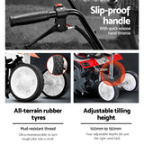 Giantz 65CC Tiller Rototiller Garden Cultivator 6 Blades Soil Power Rotary Hoe