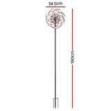 Gardeon Garden Windmill Metal Wind Spinner Double Layer 190cm Bronze