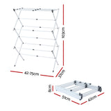 Artiss Clothes Rack Foldable Airer Drying Rack Portable No Assembly Required