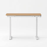 Artiss Motorised Standing Desk with Storage Drawer 120cm Wood White