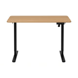 Artiss Electric Standing Desk Height Adjustable Table 120cm Natural Black