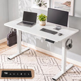 Artiss Standing Desk Electric Adjustable Ergonomic Office Table 100cm White