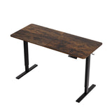 Artiss Standing Desk Height Adjustable 140cm Ergonomic Office Desk Brown