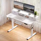 Artiss Electric Standing Desk Height Adjustable Home Office 120cm White