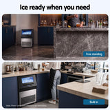 Devanti 35kg Commercial Ice Maker Freestanding Ice Cube Machine