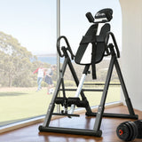 Everfit Inversion Table Gravity Exercise Inverter Back Stretcher Home Gym Grey