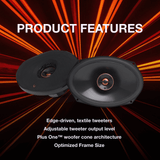 INFINITY REFERENCE 9632IX 2 WAY COAXIAL SPEAKER 6' X 9” 100 WATTS RMS - 3 OHM