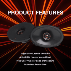 INFINITY REFERENCE 9632IX 2 WAY COAXIAL SPEAKER 6' X 9” 100 WATTS RMS - 3 OHM