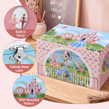 Keezi Kids Jewellery Box Organiser for Girls Kids Music Box with Drawer