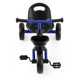 RIGO Tricycle Bike, Kids Bike with 3 wheels, basket Carbon Steel 68cm Blue
