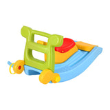 Keezi Kids Slide Set Toddler Indoor Playset Rocking Horse Ring Toss Multi Colour