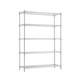 Artiss 5-Tier Kitchen Rack Shelf Shelving 120x45x179CM Adjustable Metal Storage Shelves