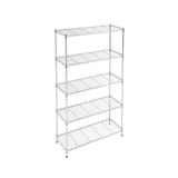 Artiss 5-Tier Kitchen Rack Shelf Shelving 90x35x182CM Adjustable Metal Storage Shelves