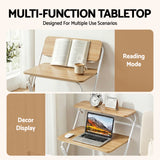 Artiss Laptop Desk Computer Foldable Study Desk Home Office Oak