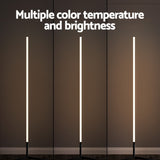 Artiss RGB LED Floor Lamp Remote Control Corner Light Stand Gaming Room 150CM