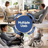 Artiss Ergonomic Seat Cushion with Lumbar Support for Office Chair, Memory Foam Coccyx and Lumbar Support Pad for Car Office Wheelchair Home