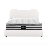 Giselle 21cm Bonnell Pillow Top Mattress Artiss Double Boucle Bed Frame Set