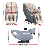 Livemor 4D Massage Chair Recliner SL Track Full Body Zero Gravity Massager Heated AI Body Scan SINA