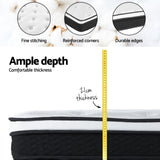 Giselle Bedding 21cm Mattress Euro Top King Single