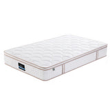 Giselle 30cm Single Spring Mattress Tencel Cover 5-Zone Firm Back Support