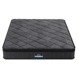 Giselle Bedding King Mattress 25cm Pocket Spring Latex Euro Top Medium Firm Bed