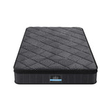 Giselle Bedding King Single Mattress 25cm Pocket Spring Latex Euro Top Medium Firm Bed