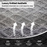 Giselle King Single Mattress 26cm Firm Pocket Spring Dual Edge Support Dark Grey