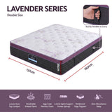 Giselle Double Euro Top Mattress Firm Pocket Spring Edge Support