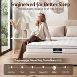 Giselle 20cm Firm King Mattress Pocket Spring for Bedroom or Guest Room