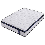 Levitex 35CM Double Mattresses Gel Memory Foam and 7-Zone Ergonomic Pocket Spring, Anti-Roll Dual-Row Edge, Undisturbed Deep Sleep For Restless Couples, Triple Cooling System