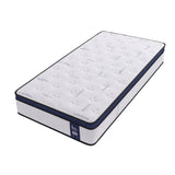Levitex 35CM Single Mattresses Gel Memory Foam and 7-Zone Ergonomic Pocket Spring, Anti-Roll Dual-Row Edge, Triple Cooling System for Hot Sleepers
