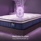 Levitex Single Mattress 23CM With Pocket Spring & Cooling Gel Foam, Medium-Firm Full-Body Support, Mattresses In A Box