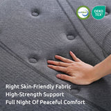 Levitex 33 cm Mattress 8.0 Extra Firm 7-Zone Pocket Spring Mattress with Dual-Row Edge Support & Breathable Knit Cover King Single