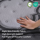Levitex 5-Zone Pocket Spring Mattress with Latex & Memory Foam 7.5 Firm Hybrid Mattress for Extra Lumbar & Shoulder Support 34 cm Thickness Single