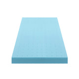 Giselle 12cm Memory Foam Mattress Topper Ventilated Cool Gel Bamboo Cover King Single